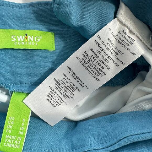 Swing Control Skirt with Built-In Shorts - Size 6 - Picture 7 of 7